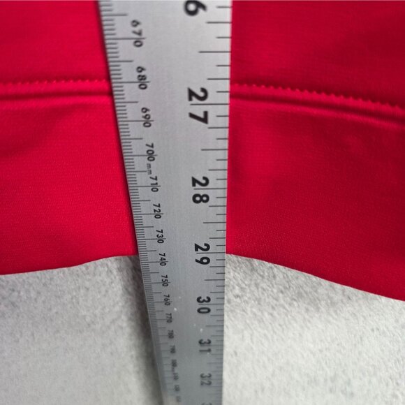 Mens Under Armour Red & Black Full Zip Fleece Jacket Loose Fit Polyester Size XL - Picture 5 of 7